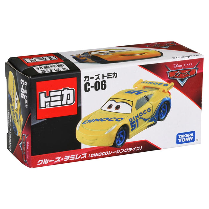 TAKARA TOMY Disney Cars Tomica C-06 Cruz Ramirez (DINOCO Racing Type) Mini Car_3