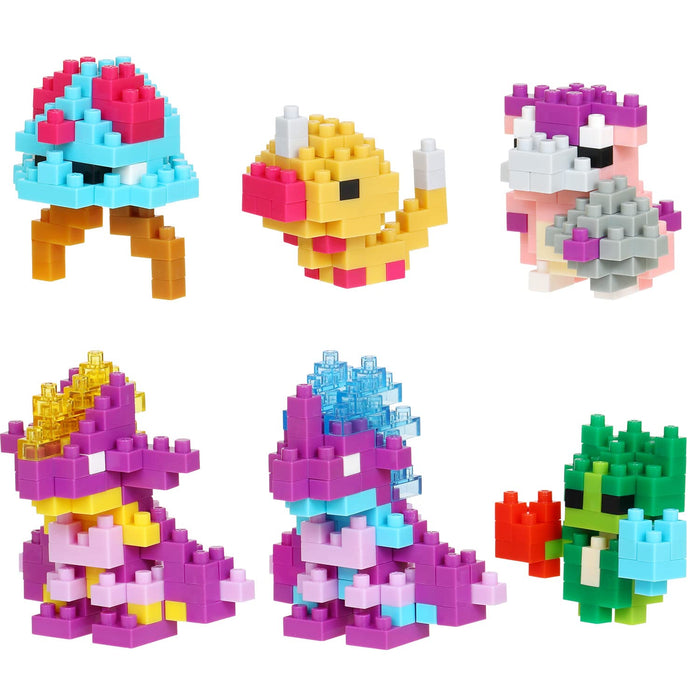 Kawada Pokemon Nanoblock Poison Type BOX Set of 6 ‎NBMC_43S Plastic Block Toy_1