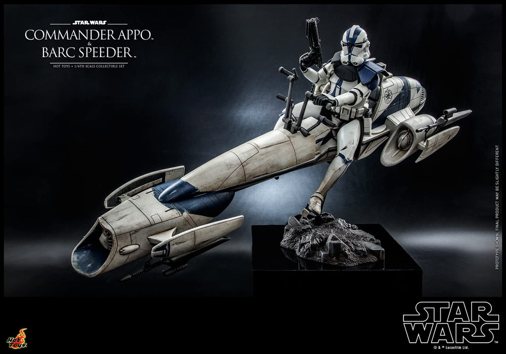 Hot Toys 1/6 STAR WARS APPO & BARC SPEEDER THE CLONE WARS COMMANDER TMS076 NEW_2