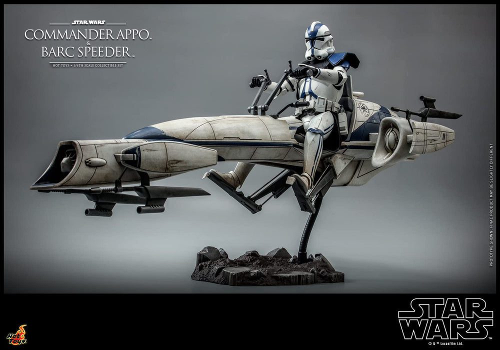 Hot Toys 1/6 STAR WARS APPO & BARC SPEEDER THE CLONE WARS COMMANDER TMS076 NEW_7