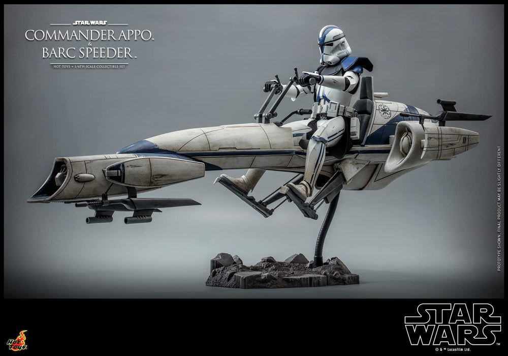 Hot Toys 1/6 STAR WARS APPO & BARC SPEEDER THE CLONE WARS COMMANDER TMS076 NEW_8