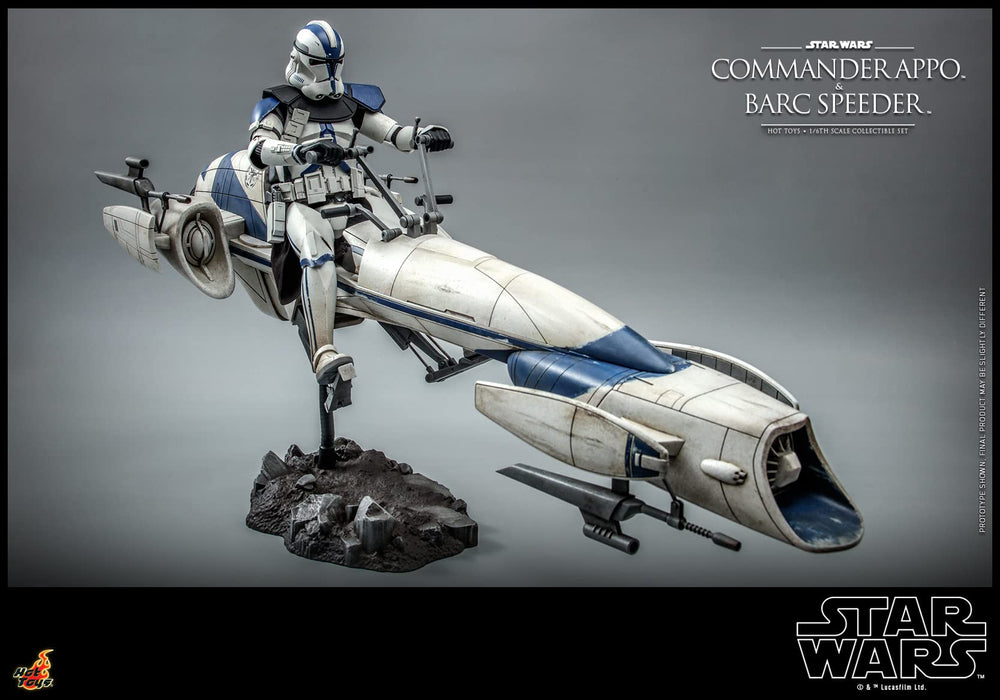 Hot Toys 1/6 STAR WARS APPO & BARC SPEEDER THE CLONE WARS COMMANDER TMS076 NEW_9