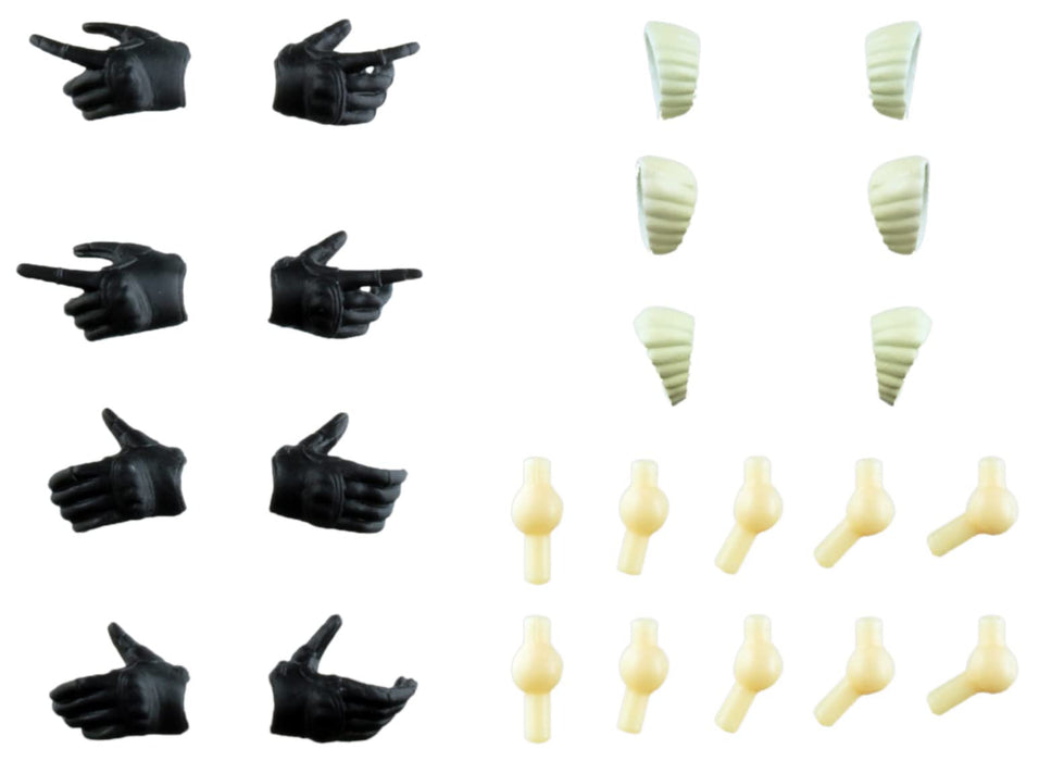 1/12 Little Armory LAOP08 Tactical Gloves for Sousai Shojo Teien Black 322948_1