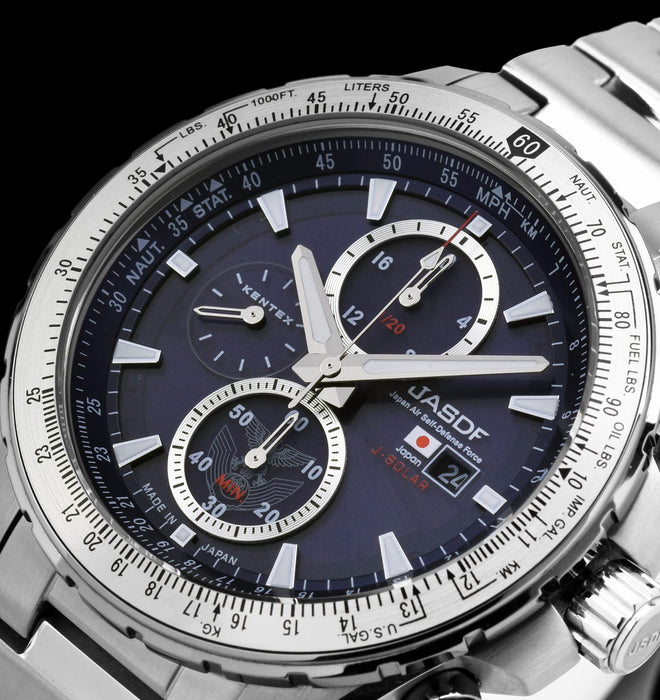 KENTEX Watch Solar Chronograph Japan Air Self-Defense Force model S802M-01 NEW_2