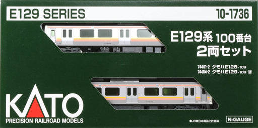 KATO N gauge E129 series 100 series 2-car set 10-1736 Model Railroad Train NEW_2