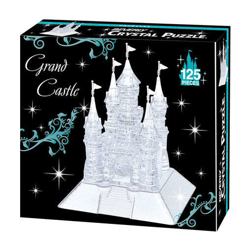 Beverly 3D Crystal Puzzle Grand Castle 125 Piece 50287 Plastic Clear Puzzle NEW_2