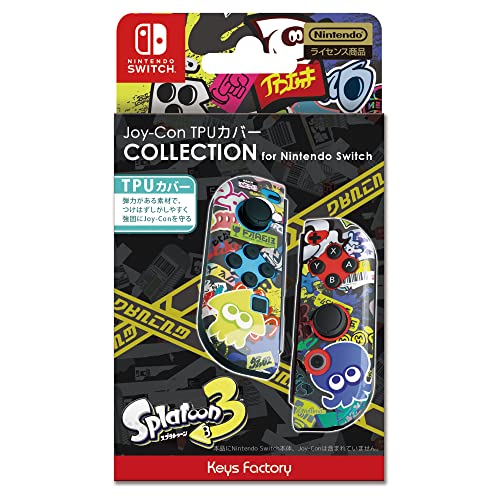 Nintendo Licensed Joy-Con TPU Cover Splatoon 3 Type-A for Switch CJT-001-1 NEW_1