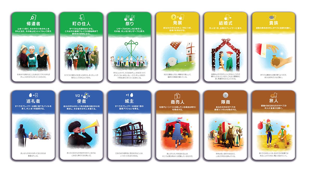 Card Game Villagers: Seasons of Japan Japanese Version Hobby Japan 1-5 people_2
