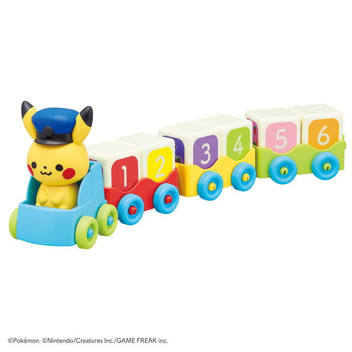 Toyroyal Monpoke Tsumiki Train Wooden Toy Colorful Color 6072 8.8x10.1x14.8cm_1