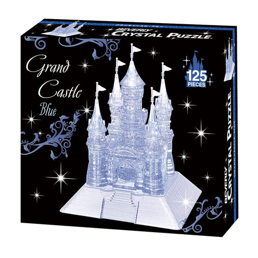 Beverly 3D Crystal Puzzle Grand Castle Blue 125 Piece 50291 PVC Architecture NEW_2