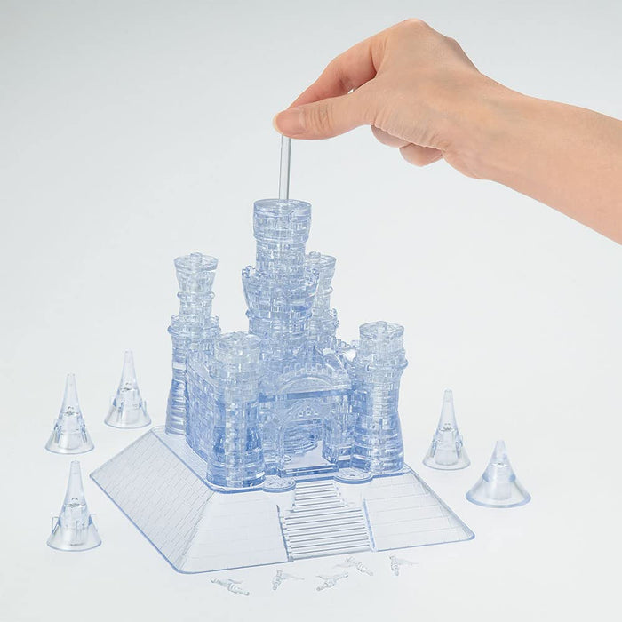 Beverly 3D Crystal Puzzle Grand Castle Blue 125 Piece 50291 PVC Architecture NEW_4