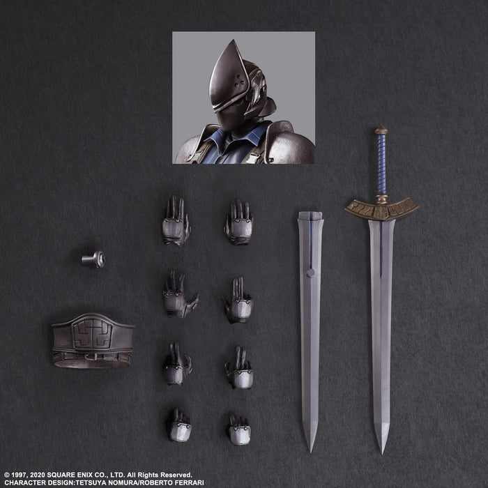 Square Enix Final Fantasy VII Remake PLAY ARTS Kai Roche & Motorcycle Figure NEW_2
