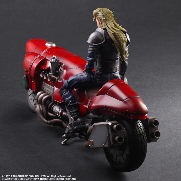 Square Enix Final Fantasy VII Remake PLAY ARTS Kai Roche & Motorcycle Figure NEW_5