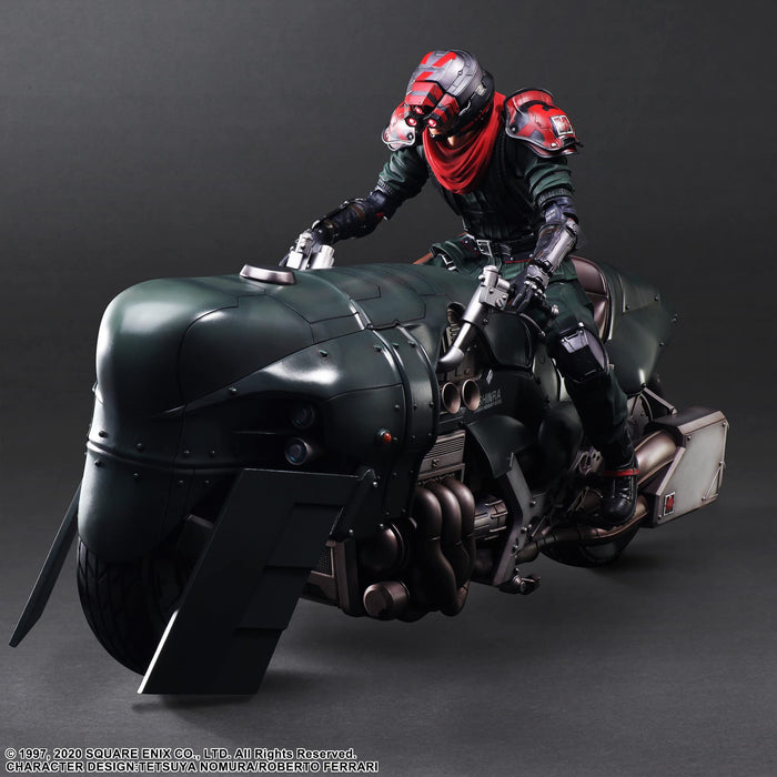 FF7R Shinra Elite Security Officer Motorcycle Action Figure PLAY ARTS Kai NEW_3