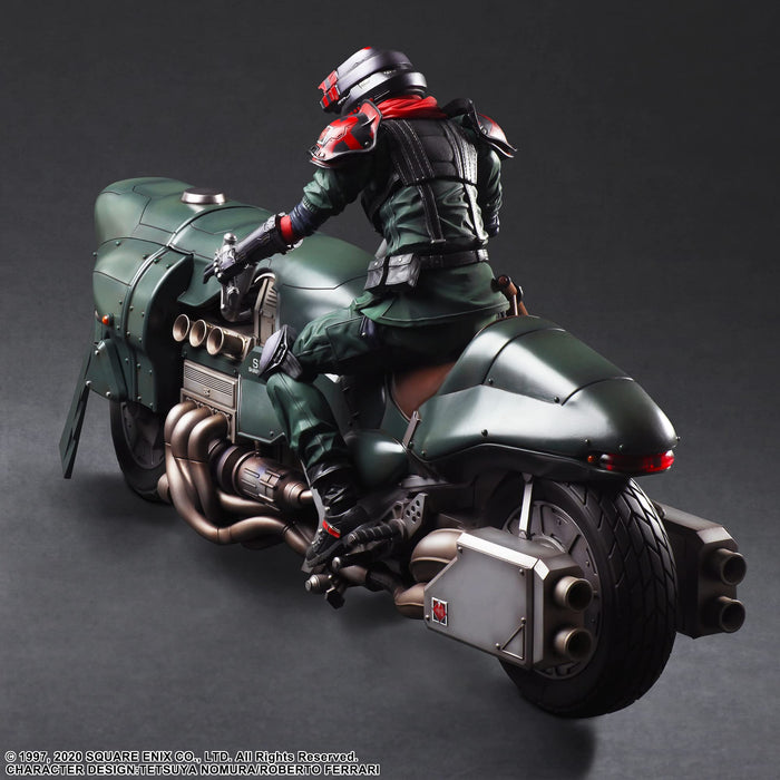 FF7R Shinra Elite Security Officer Motorcycle Action Figure PLAY ARTS Kai NEW_6