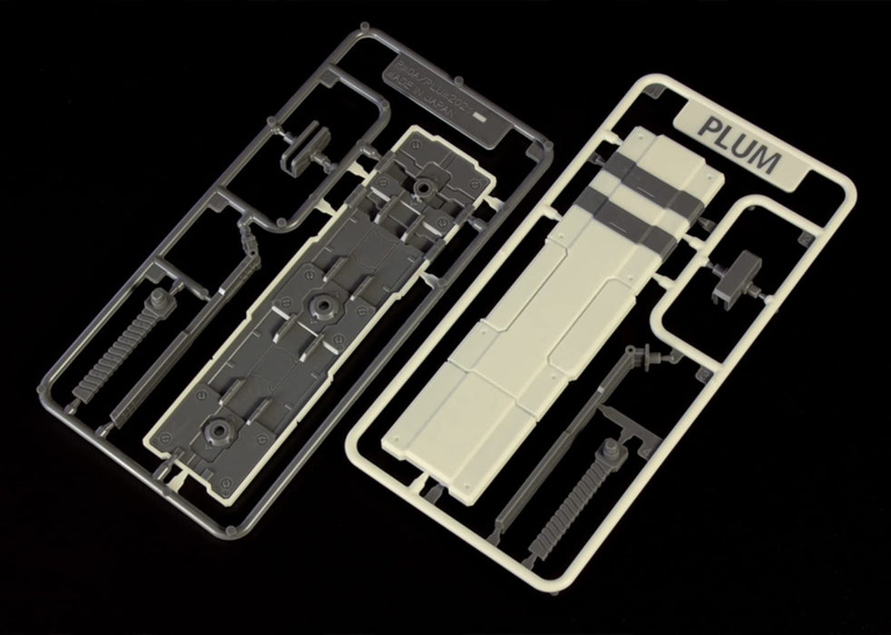 Plum non-scale Pla-Act Option Series 10 Twin Shield 1 Off-White Model Kit PP143_4