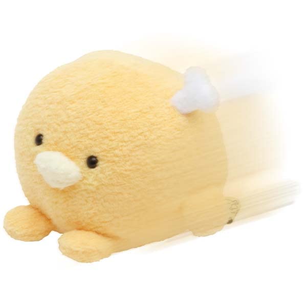 San-X Chickip Dancers Let's Chickip Music Moving Plush Bone Chicken MF69701 NEW_3