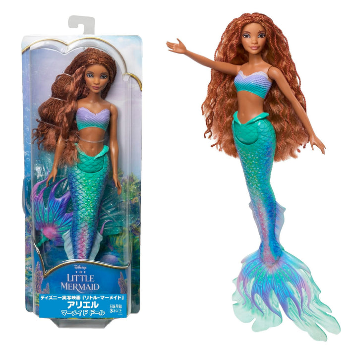 Disney Little Mermaid Ariel Doll Glittering Moving Tail for Age 3+ HLX08 NEW_1