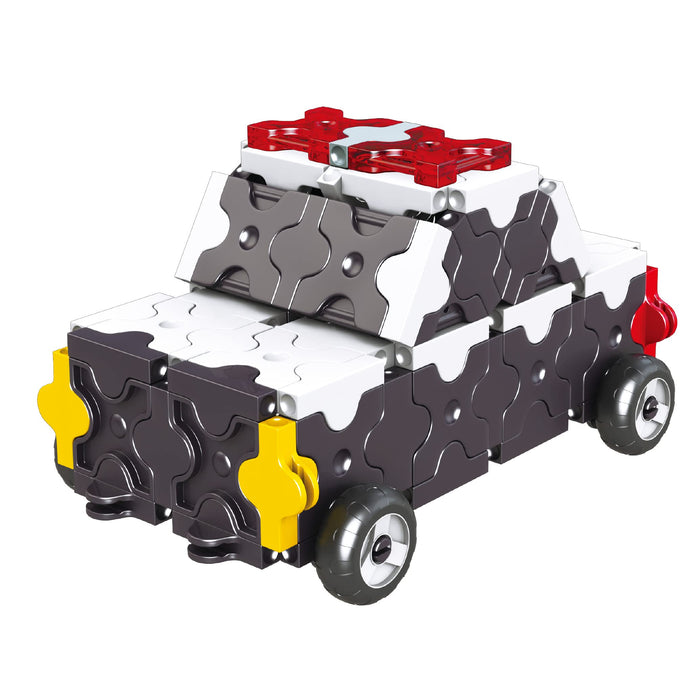 Yoshiritsu LaQ Hamacron Constructor Emergency Vehicle Red 313 pieces L007803 NEW_5