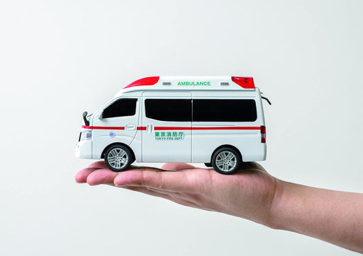 Josen Dart Max 1/32 RC Car Nissan Para Medic Ambulance JRVC102-WH Plastic NEW_2