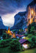 Beverly 1000 Micro piece Jigsaw Puzzle Starry Lauterbrunnen (26x38cm) M81-646_1