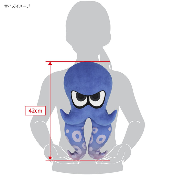 Splatoon 3 ALL STAR COLLECTION Plush Doll Octopus Blue W20xD11xH42cm ‎SP39 NEW_4