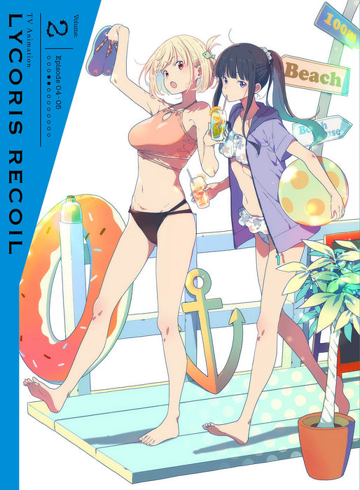 [Blu-ray+CD] Lycoris Recoil Vol.2 First Edition Booklet Included ANZX-15303 NEW_1