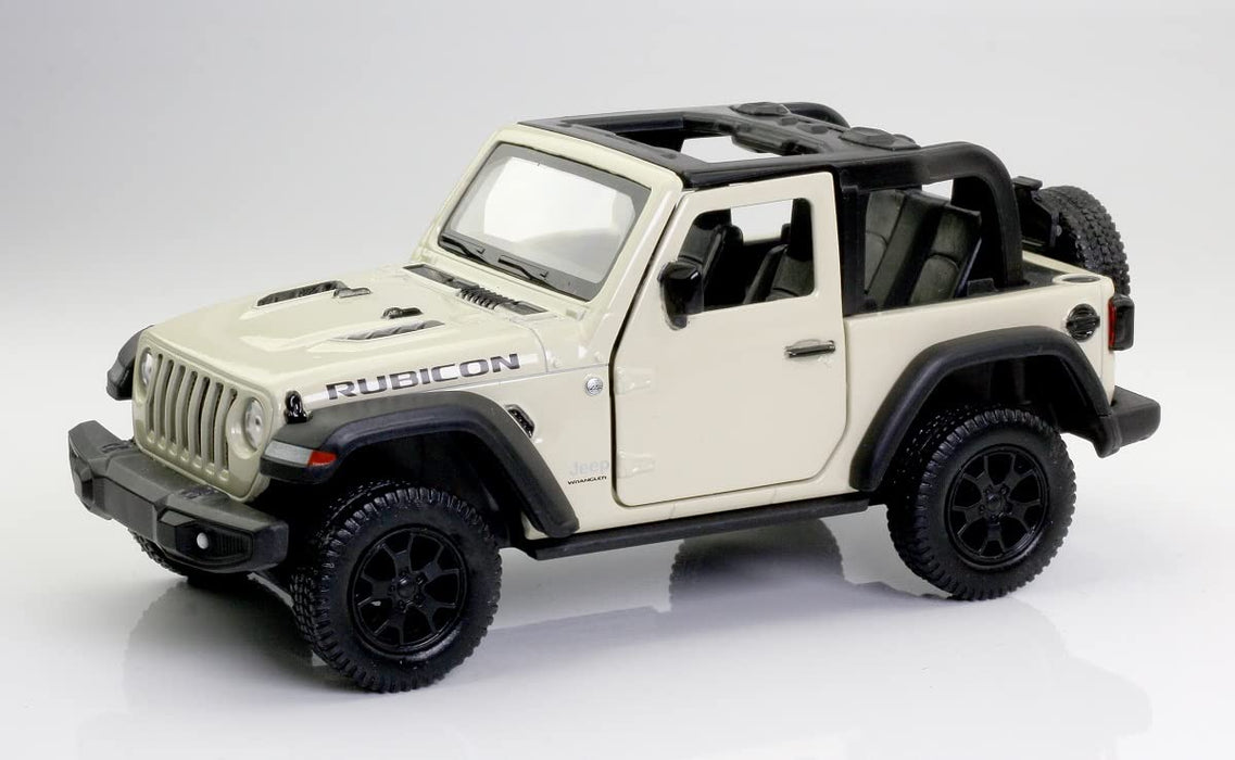 Jozen Cast World Jeep Wrangler Rubicon 2-Door Open-Top Pull Back ‎JDC5041-BG NEW_1