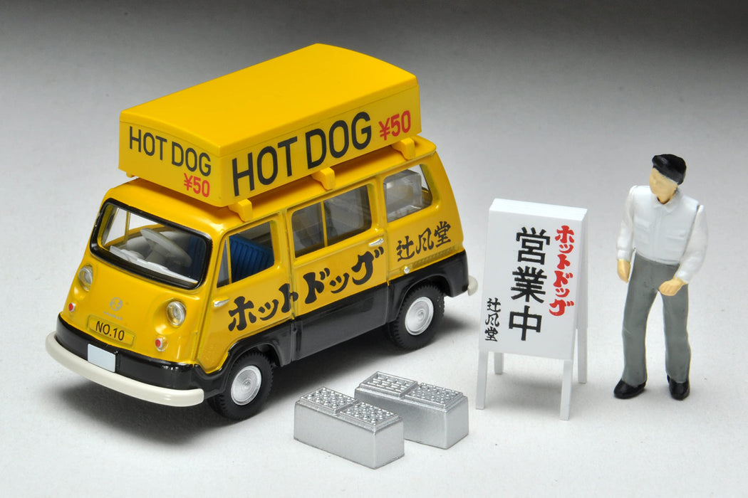 TOMICA LIMITED VINTAGE 1/64 LV-201a SUBARU SAMBAR Hot Dog VAN w/Figure 321446_3