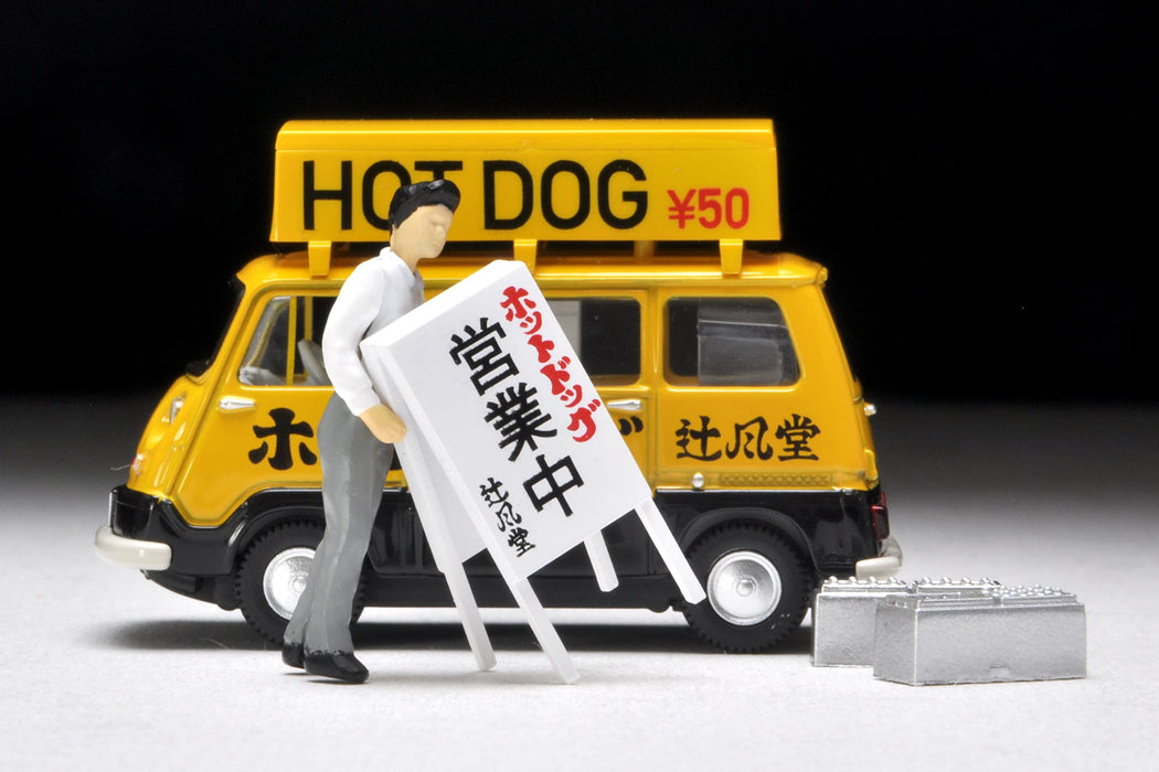 TOMICA LIMITED VINTAGE 1/64 LV-201a SUBARU SAMBAR Hot Dog VAN w/Figure 321446_4