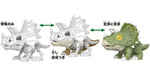 Doyusha Deformed Dinosaur Triceratops Colored Plastic Model Kit DPD-2 Green NEW_4