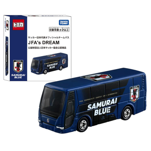Takara Tomy Tomica Soccer Japan National Team Bus JFA'S DREAM Miniature Car NEW_2