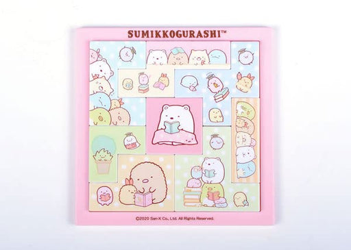 ENSKY TP-03B Sumikko Gurashi Tile Puzzle 113x113x8mm ABS Tile & Case w/ Quiz NEW_1