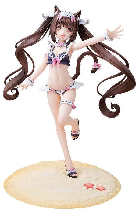 KDcolle Nekopara Chocola Maid Swimsuit Ver. 1/7 Plastic Figure KK14051 Kadokawa_1