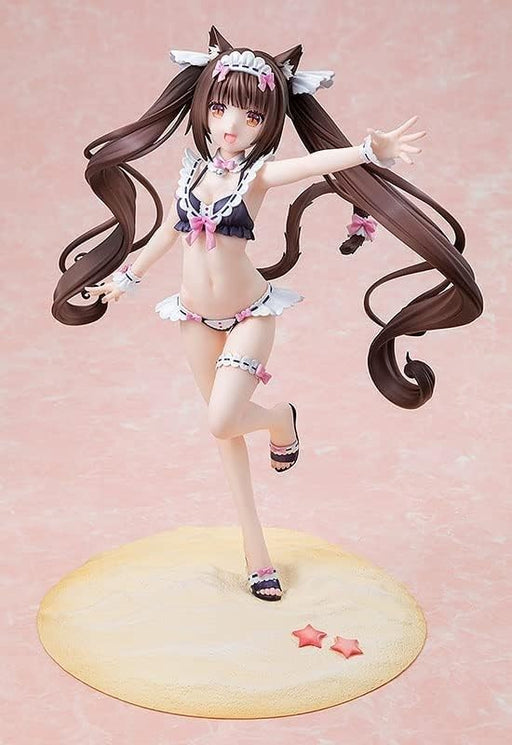 KDcolle Nekopara Chocola Maid Swimsuit Ver. 1/7 Plastic Figure KK14051 Kadokawa_2
