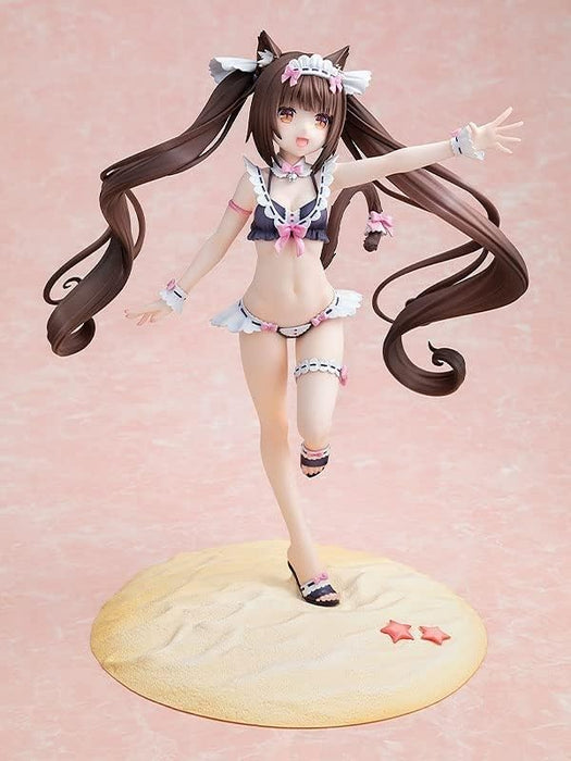 KDcolle Nekopara Chocola Maid Swimsuit Ver. 1/7 Plastic Figure KK14051 Kadokawa_3