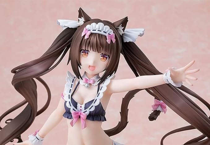 KDcolle Nekopara Chocola Maid Swimsuit Ver. 1/7 Plastic Figure KK14051 Kadokawa_6