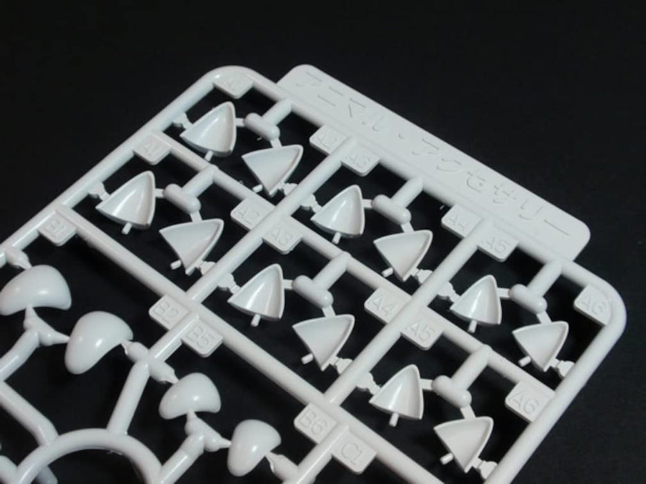 Plum MODELING SUPPLY Series Animal Accessory 2 White Option Parts MS072 NEW_3