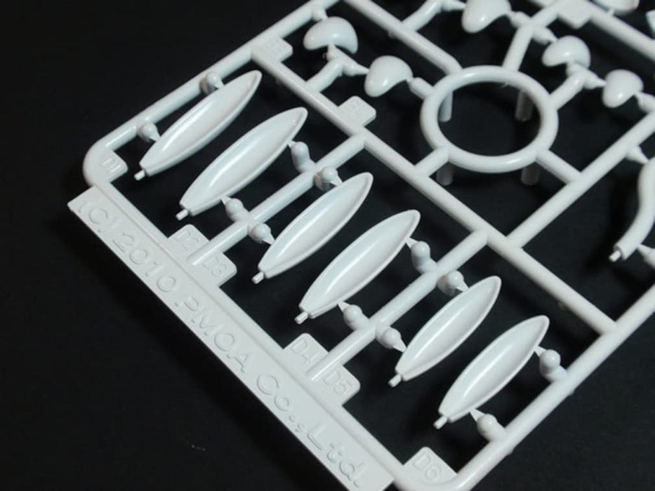 Plum MODELING SUPPLY Series Animal Accessory 2 White Option Parts MS072 NEW_5
