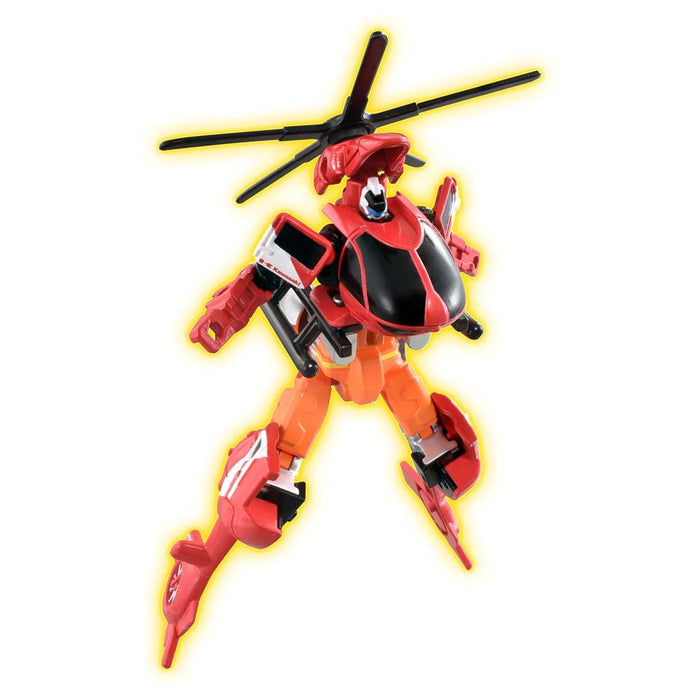 Tomica Jobraver JB04 Fire Braver Kawasaki Juko BK117 D-3 Firefighting helicopter_2