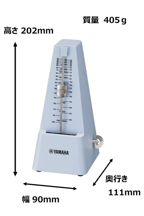 YAMAHA Metronome MP-90BL Blue Classic triangular pyramid style Matte Finish NEW_2