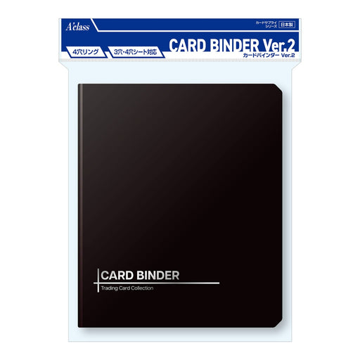 A'class Card Binder Ver.2 Black One Size 370891 for 3 & 4 hole Sheet H310xW260mm_1