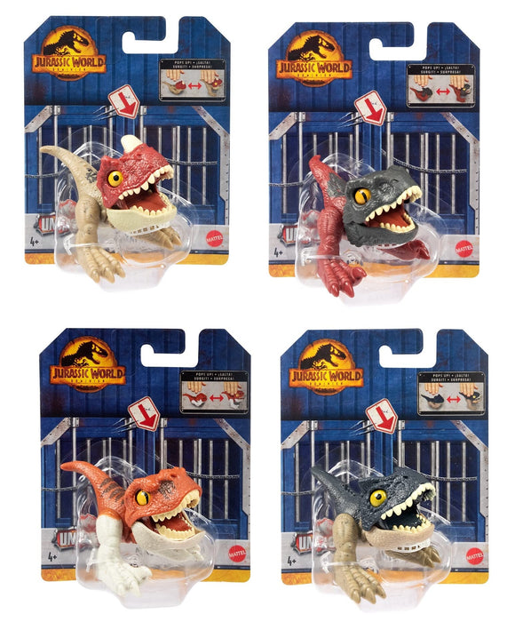 Mattel Jurassic World New Ruler Pop-Up Collection Set of 4 pcs 986C-HFR10_6