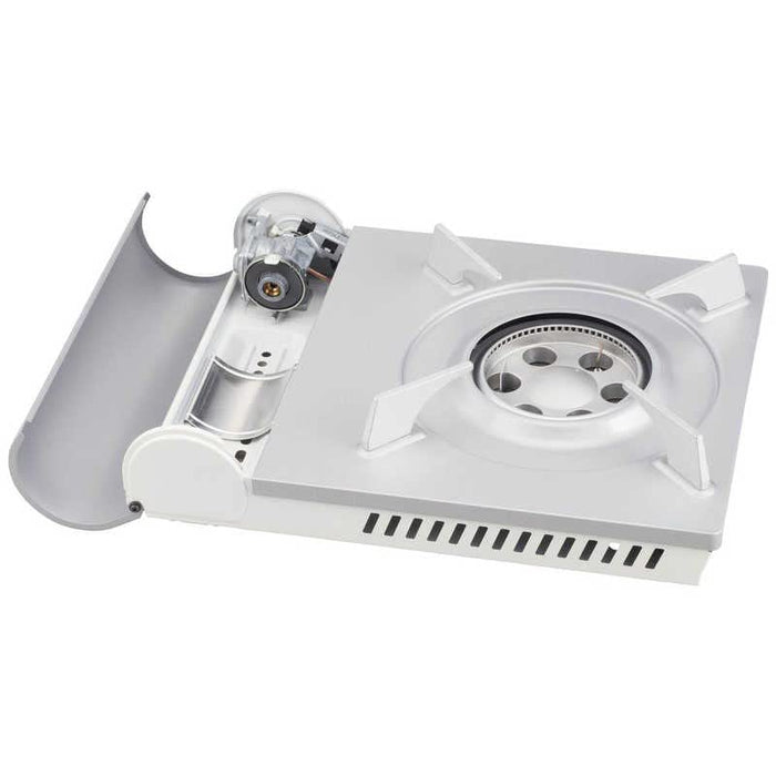 Iwatani Gas Cassette Stove Cassette Foo Eco Premium 2 CB-EPR-2 Silver White NEW_3