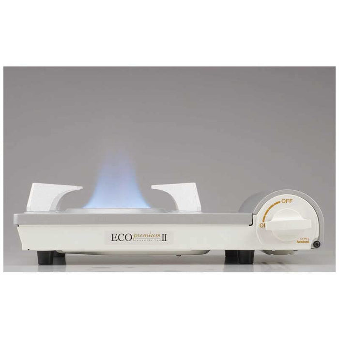 Iwatani Gas Cassette Stove Cassette Foo Eco Premium 2 CB-EPR-2 Silver White NEW_4