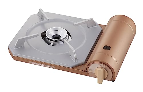 Iwatani Cassette Foo Gas cassette stove Tatsujin Slim CB-TS-PLS Metalic Coral_1