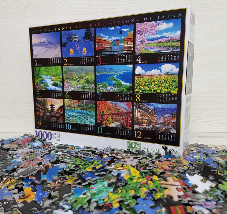 Beverly 1000pc Jigsaw Puzzle Travel Japan Calendar 2023 (49x72cm) 31-541 NEW_4