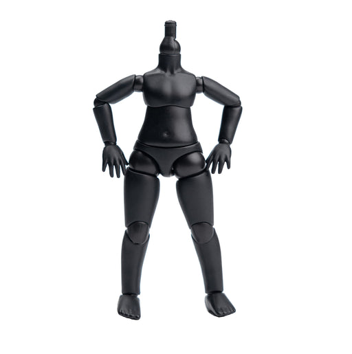PICCODO BODY8 PLUS Deformed Action Doll Body PIC D003PB Pure Black H95xW40xD12mm_1