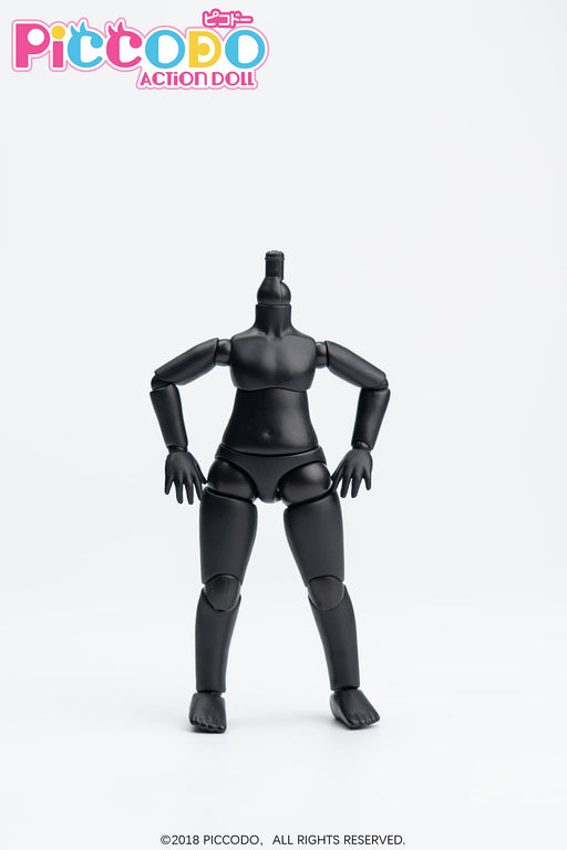 PICCODO BODY8 PLUS Deformed Action Doll Body PIC D003PB Pure Black H95xW40xD12mm_2