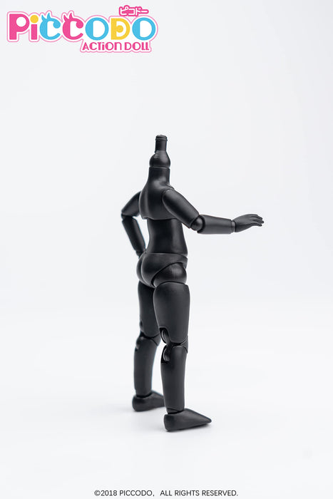 PICCODO BODY8 PLUS Deformed Action Doll Body PIC D003PB Pure Black H95xW40xD12mm_4
